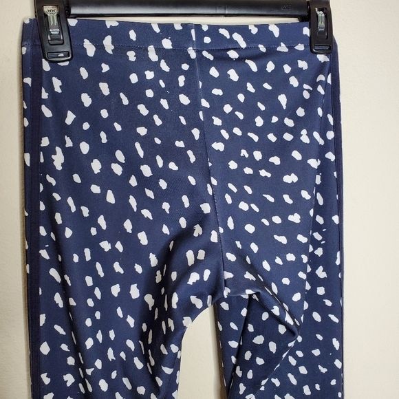 Adidas Originals Navy Blue High Rise 3 Striped Dot Printed Tight Leggings - Picture 9 of 12